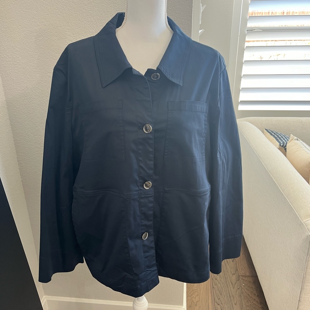 Preston & York Women’s Jacket - 18 - EUC - Navy